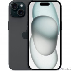 Apple iPhone 15 128Gb black 3G 4G 1Sim 6.1″ iOS 17 802.11 a/b/g/n/ac/ax NFC GPS A3090 MTP03HN/A (Индия)