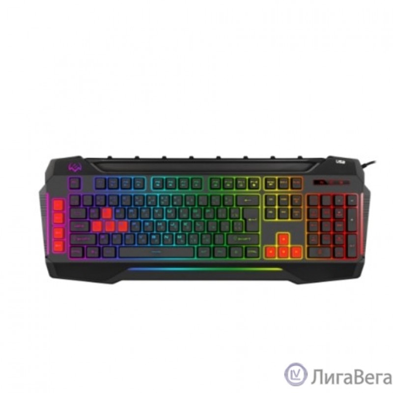 Игровая клавиатура Sven KB-G8800 SV-017675 109 кл, макросы, RGB-подсветка, звук. индикация, USB-порт