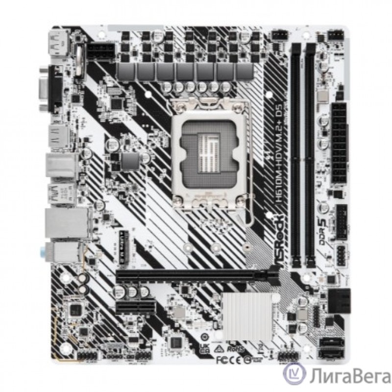 ASROCK H610M-HDV/M.2+ D5 {LGA 1700, Intel H610, mATX} RTL