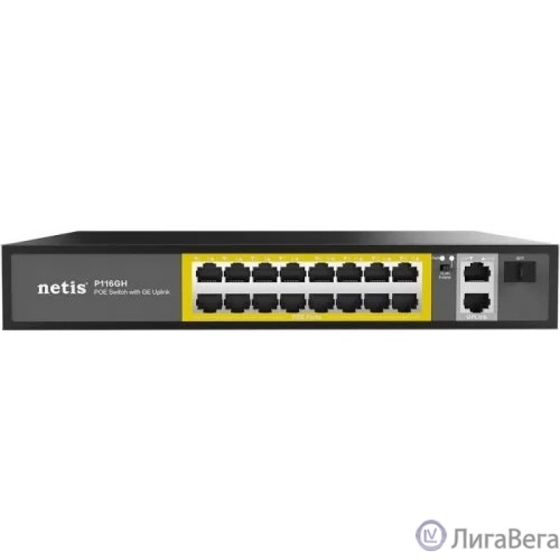 Коммутатор Netis P116GH, неуправляемый Коммутатор Netis P116GH, неуправляемый