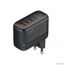 PERFEO LD_C3473  LDNIO Q366/ Сетевое ЗУ GaN + Кабель PD/ PD+PPS+SCP+QC 4+/ 3 USB/  Выход: 3.3-20V, max 65W/ Black