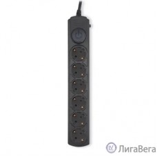 Ippon Сетевой фильтр BK-6-EU-3-16-B, 3м, черный