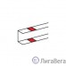 Legrand 010692 Накладка на стык профиля - самоклеющаяся - для односекционных кабель-каналов DLP - белая
