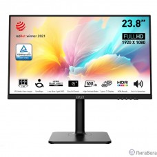 MSI Modern 23.8″ MD2412P Modern черный {IPS 1920x1080 100Hz 5ms 16:9 300cd 178/178 HDMI M/M USB-C(PD 15W) HAS Pivot} [9S6-3PA59H-095]