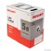 REXANT (01-0045-R) Кабель витая пара U/UTP, CAT 5e, PE, 4PR, 24AWG, OUTDOOR, SOLID, черный, 305м REXANT (01-0045-R) Кабель витая пара U/UTP, CAT 5e, PE, 4PR, 24AWG, OUTDOOR, SOLID, черный, 305м