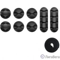 Набор клипс для крепления бытовых проводов ONKRON CM-1 Black
