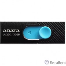 A-DATA Flash Drive 32GB  UV220 USB2.0, черный и синий [AUV220-32G-RBKBLl]