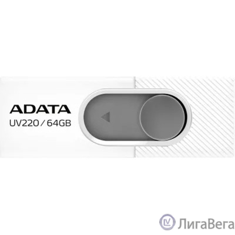 A-DATA Flash Drive 64GB UV220  USB2.0, белый и серый [auv220-64g-rwhgy]
