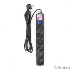 Power Cube Фильтр-удлинитель 3м 6 р 16А SPG6-B3M (21888), черный