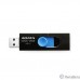 A-DATA Flash Drive 128GB  UV320, USB 3.2, черный/голубой