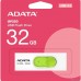 A-DATA Flash Drive 32GB   UV320, USB 3.2, белый/зеленый
