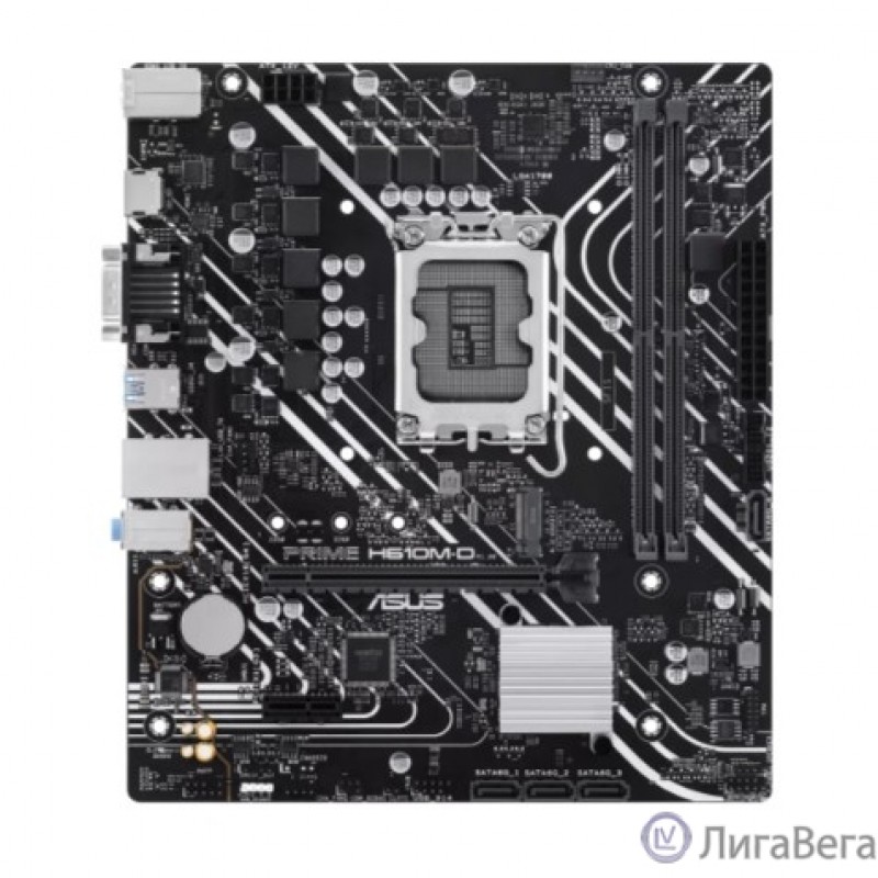 ASUS PRIME H610M-D (Socket 1700, mATX, 2xDDR5(96GB), VGA/HDMI 2.1, 1xPCIe 4.0x16/1xPCIe 3.0, 1xLAN, 4xSATA 6Gb/s, 1xM.2, 2xUSB 3.2, 4xUSB 2.0, 1xPS/2)