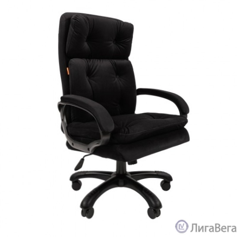 Офисное кресло Chairman 442 Россия ткань R 015 черный (черный пластик) (7127983)