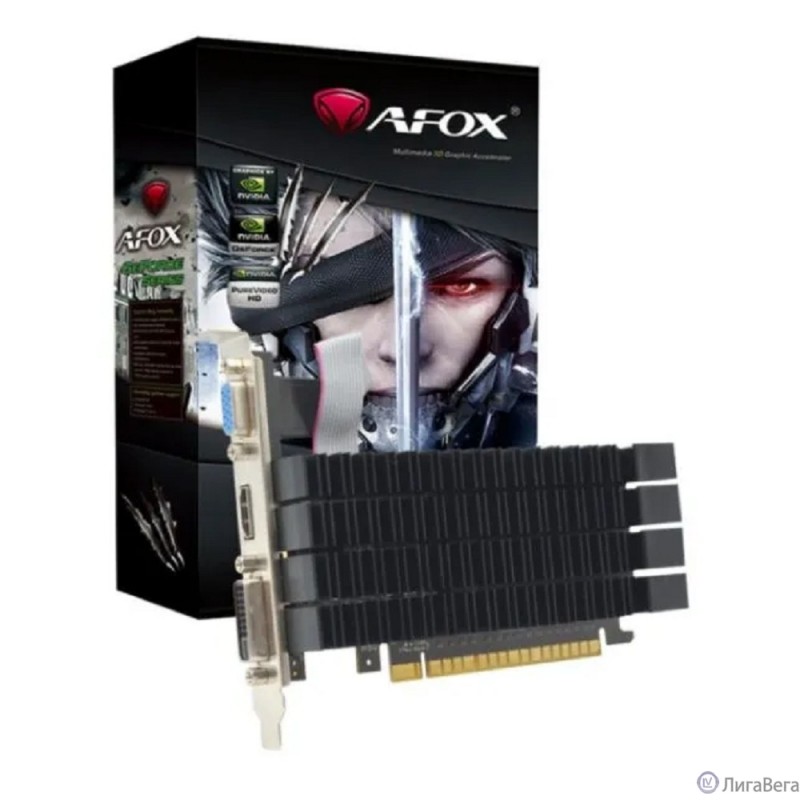 Видеокарта Afox GT730 2G DDR3 64bit heatsink DVI HDMI AF730-2048D3L3-V3 Видеокарта Afox GT730 2G DDR3 64bit heatsink DVI HDMI AF730-2048D3L3-V3