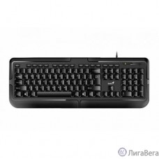 Клавиатура Genius Smart KB-118, {Черный, проводная, USB, 104 клавиши, регулировка наклона} [31310051402]