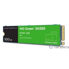 WD SSD Green SN350 NVMe, 500GB, M.2(22x80mm), NVMe, PCIe 3.0 x4, 3D TLC, WDS500G2G0C