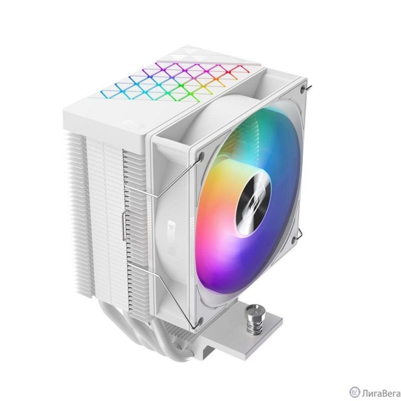 PCCooler R400 ARGB WH S115X/1200/1700/AM4/AM5 (TDP 180W, 90mm ARGB Fan, 4 тепловые трубки 6мм, 650-2200RPM, 28,3dBa) PCCooler R400 ARGB WH S115X/1200/1700/AM4/AM5 (TDP 180W, 90mm ARGB Fan, 4 тепловые трубки 6мм, 650-2200RPM, 28,3dBa)