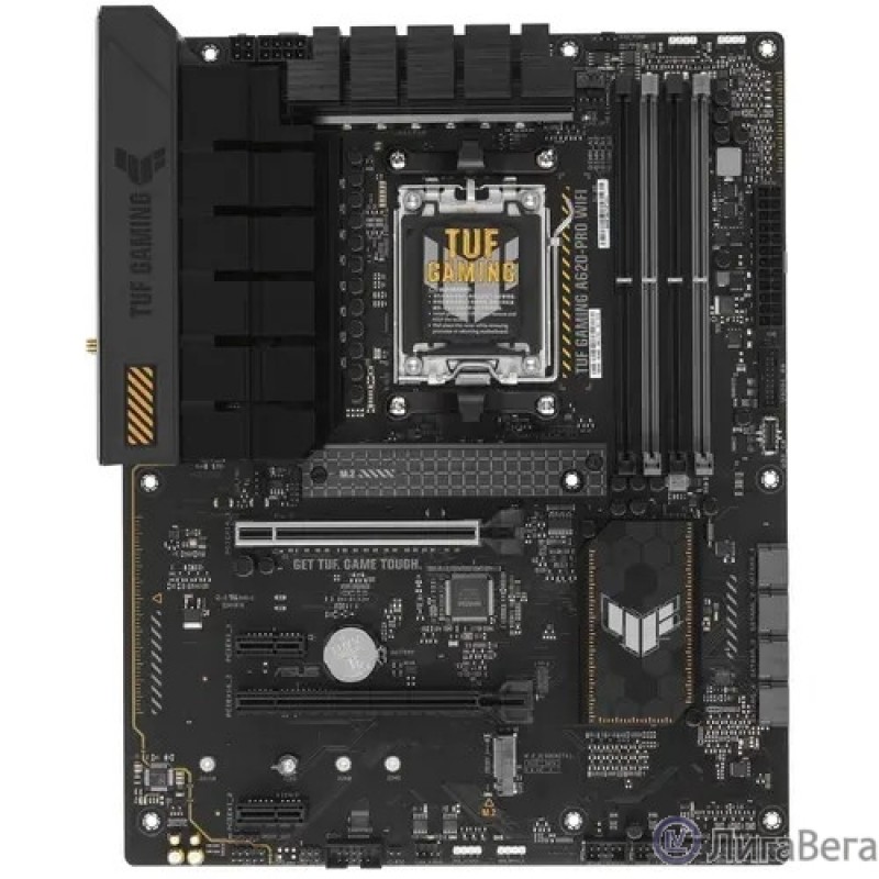 ASUS TUF GAMING A620-PRO WIFI (Socket AM5, ATX, 4xDDR5(192GB), DP/HDMI 2.0, 1xPCIe 4.0x16/1xPCIe 3.0x16/2xPCIe 3.0, 1xLAN (2.5GbE), Wi-Fi, BT, 4xSATA 6Gb/s, 2xM.2, 2xUSB 3.2, 3xUSB 2.0) ASUS TUF GAMING A620-PRO WIFI (Socket AM5, ATX, 4xDDR5(192GB), DP/HDMI 2.0, 1xPCIe 4.0x16/1xPCIe 3.0x16/2xPCIe 3.0, 1xLAN (2.5GbE), Wi-Fi, BT, 4xSATA 6Gb/s, 2xM.2, 2xUSB 3.2, 3xUSB 2.0)