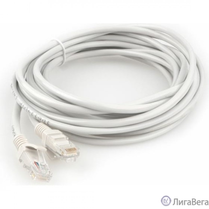 Гарнизон PC-UTP-5e-5 кат.5e, Патч-корд UTP 5м, литой, многожильный (серый)