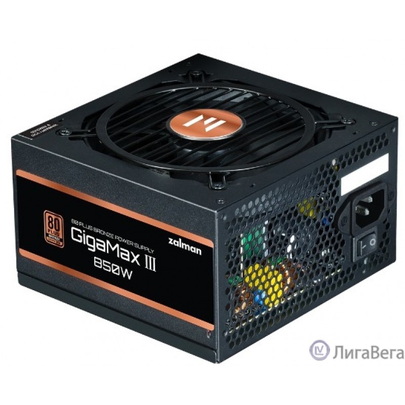 Zalman ZM850-GV3  850W, ATX12V v3.0, Gen 5.0, APFC, 12cm Fan, 80+ Bronze, Retail Zalman ZM850-GV3  850W, ATX12V v3.0, Gen 5.0, APFC, 12cm Fan, 80+ Bronze, Retail