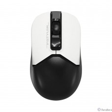 A4Tech Мышь Fstyler FB12S черный/белый оптическая (1200dpi) silent беспроводная BT/Radio USB