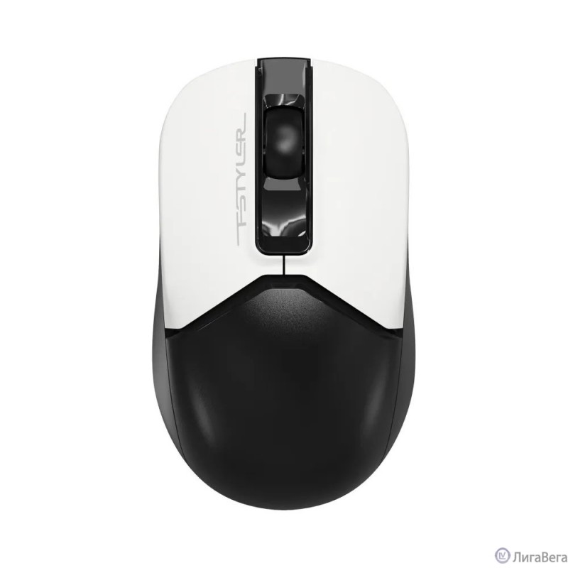 A4Tech Мышь Fstyler FB12S черный/белый оптическая (1200dpi) silent беспроводная BT/Radio USB
