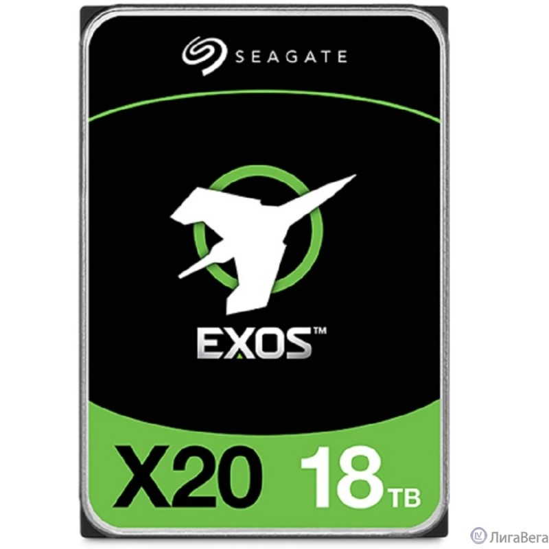 18TB Seagate Exos X20 (ST18000NM003D) {SATA 6Gb/s, 7200 rpm, 256mb buffer, 3.5″}