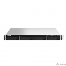 Сетевое хранилище без дисков/ SMB QNAP TS-464U-RP-8G NAS 4 HDD trays, rackmount 1U, 2 PSU. 4-core Intel Celeron N5105/N5095 2.0-2.9 GHz, 8 GB RAM MAX, 2x2.5 Gigabit Ethernet, 4xUSB, 1xHDMI . PCIe Gen 