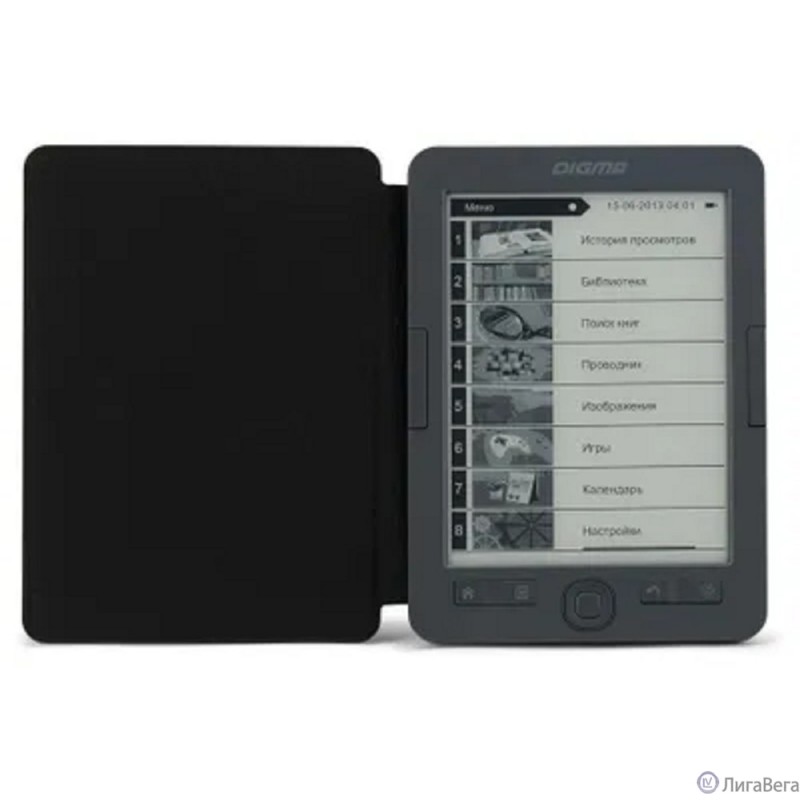 Digma X1G 6″ E-ink HD Pearl 1024x758 Touch Screen 600MHz/4Gb/microSDHC/frontligt [1564401]