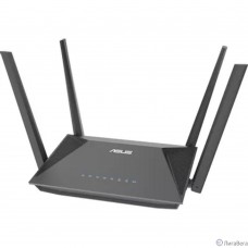 Роутер беспроводной ASUS RT-AX52  802.11n/ac/ax, 3 LAN, 1000 Мбит/с, 4 (802.11n), 5 (802.11ac), 6 (802.11ax), IPv6, черный 