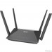 Роутер беспроводной ASUS RT-AX52  802.11n/ac/ax, 3 LAN, 1000 Мбит/с, 4 (802.11n), 5 (802.11ac), 6 (802.11ax), IPv6, черный 