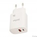 PERFEO Сетевое зарядное устройство с двумя разъемами USB-A+TYPE-C, 20W, белый (I4661) PERFEO Сетевое зарядное устройство с двумя разъемами USB-A+TYPE-C, 20W, белый (I4661)