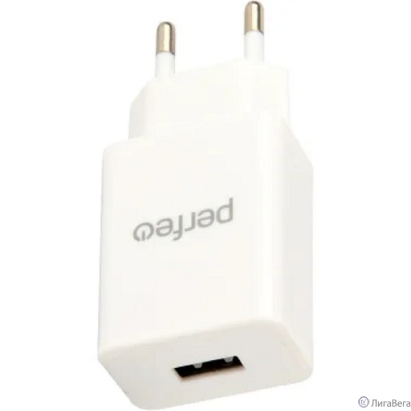 PERFEO Сетевое зарядное устройство с разъемом USB, 1А, белый (I4656)