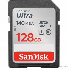 SecureDigital 128GB SanDisk SDXC Class 10 UHS-I U1 Ultra R 140MB/s 