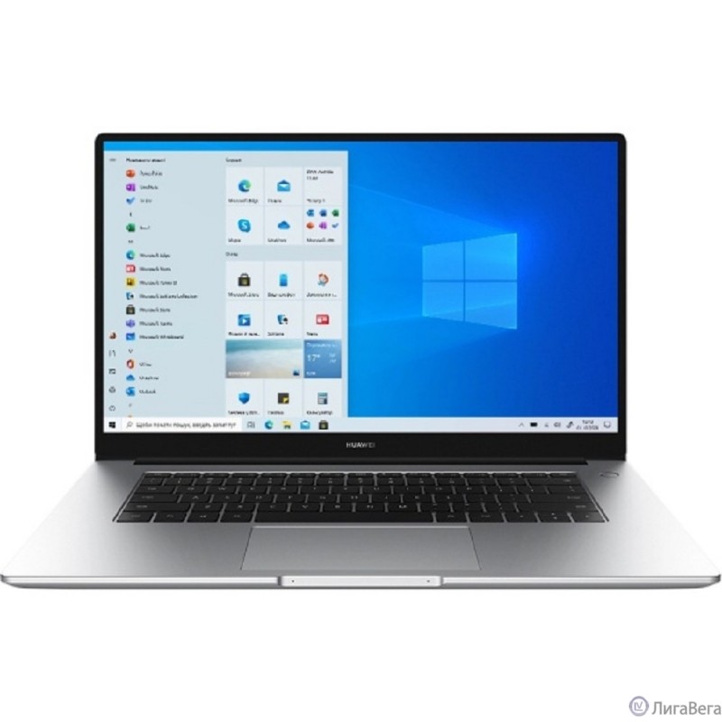 Huawei MateBook D15 BoM-WFP9 [53013TUE] silver 15.6″ {FHD  Ryzen 7 5700U/8GB/512GB SSD/DOS} 