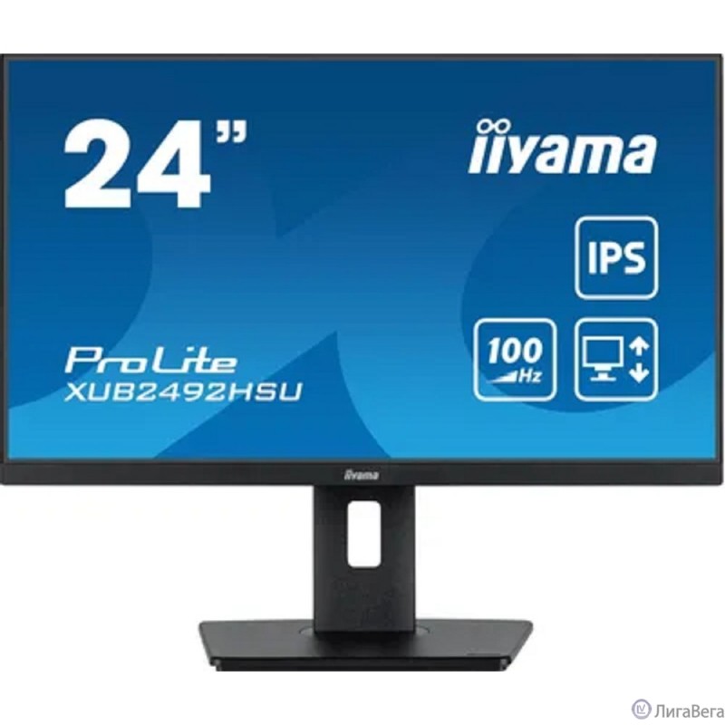 LCD IIYAMA 23.8″ XUB2492HSU-B6 {IPS 1920x1080 100Hz 1ms 250cd 8bit(6bit+FRC) HDMI2.0 DisplayPort1.2 4xUSB3.2 HAS Pivot 2x2W} LCD IIYAMA 23.8″ XUB2492HSU-B6 {IPS 1920x1080 100Hz 1ms 250cd 8bit(6bit+FRC) HDMI2.0 DisplayPort1.2 4xUSB3.2 HAS Pivot 2x2W}