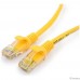 Cablexpert PP10-1.5M/Y Патч-корд медный UTP кат.5e, 1.5м, литой, многожильный (жёлтый)