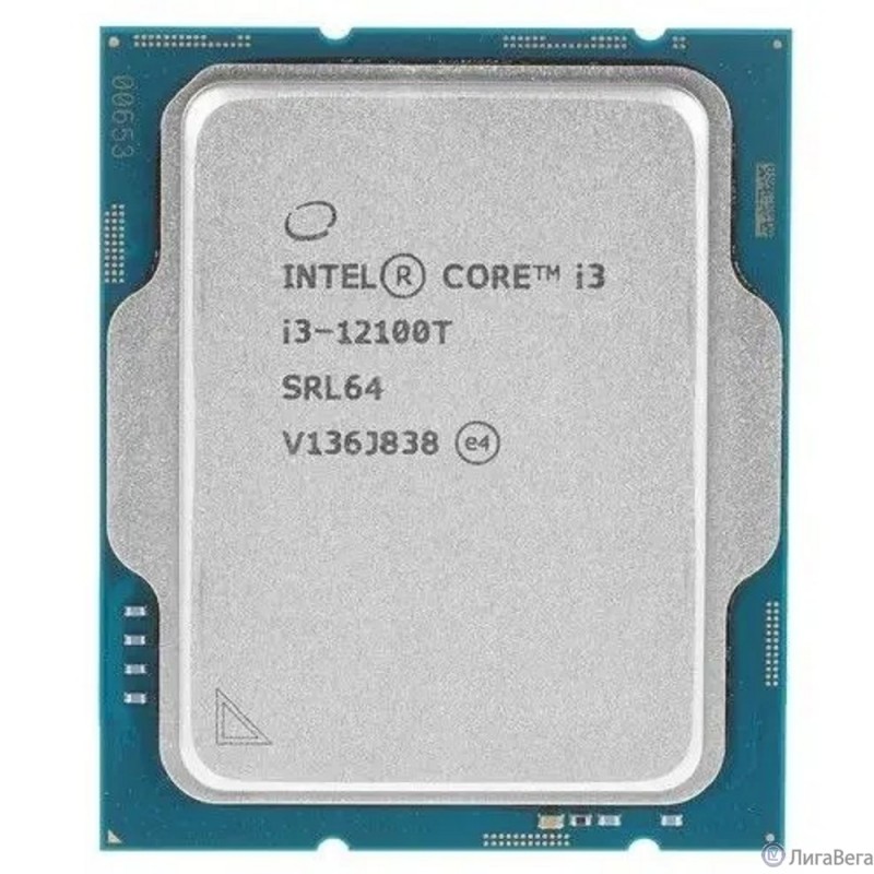 CPU Intel Core i3-12100T CM8071504651106 Alder Lake 4C/8T 2.2-4.1GHz (LGA1700, L3 12MB, 7nm, UHD graphics 730 1.4GHz, TDP 69W) OEM