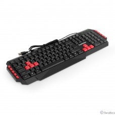 Exegate EX296103RUS Клавиатура ExeGate Multimedia Professional Standard LY-505M (USB, полноразмерная, влагозащищенная, 114кл., Enter большой, 8 красных клавиш, мультимедиа, длина кабеля 1,5м, черная, 