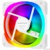 Powercase (CM21-12W ARGB) White 120x120x25mm (PWM, 100шт./кор, 4pin +ARGB Sync, 800-1500±10% об/мин) Bulk