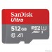 Micro SecureDigital 512GB SanDisk Ultra Class 10, UHS-I,  R 150 МБ/с,  адаптер на SD Micro SecureDigital 512GB SanDisk Ultra Class 10, UHS-I,  R 150 МБ/с,  адаптер на SD