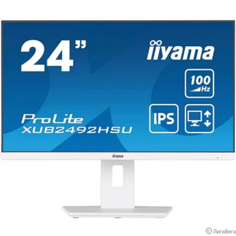 LCD Iiyama 23.8'' XUB2492HSU-W6 белый {IPS 1920x1080 100Hz 0.4ms HDMI DisplayPort USB M/M Pivot} LCD Iiyama 23.8'' XUB2492HSU-W6 белый {IPS 1920x1080 100Hz 0.4ms HDMI DisplayPort USB M/M Pivot}