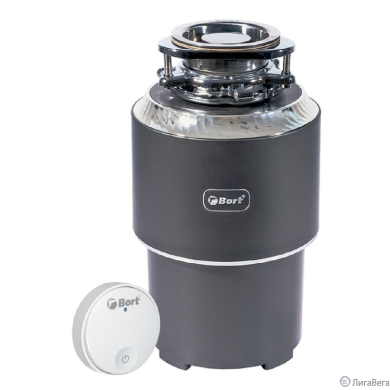 Bort Измельчитель пищевых отходов ALLIGATOR CONTROL {Мощность 560 Вт; Объем камеры 1200 мл; Размер 350х210 мм; 5,5  кг; 28 x 28 x 42;  гарантия 2 г} [93417944]