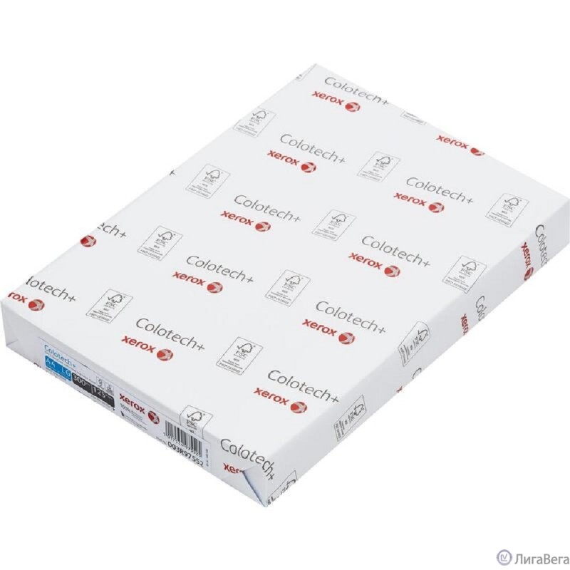 Бумага XEROX 003R97552 Colotech Plus Blue 300г, A4, 125 листов  Бумага XEROX 003R97552 Colotech Plus Blue 300г, A4, 125 листов