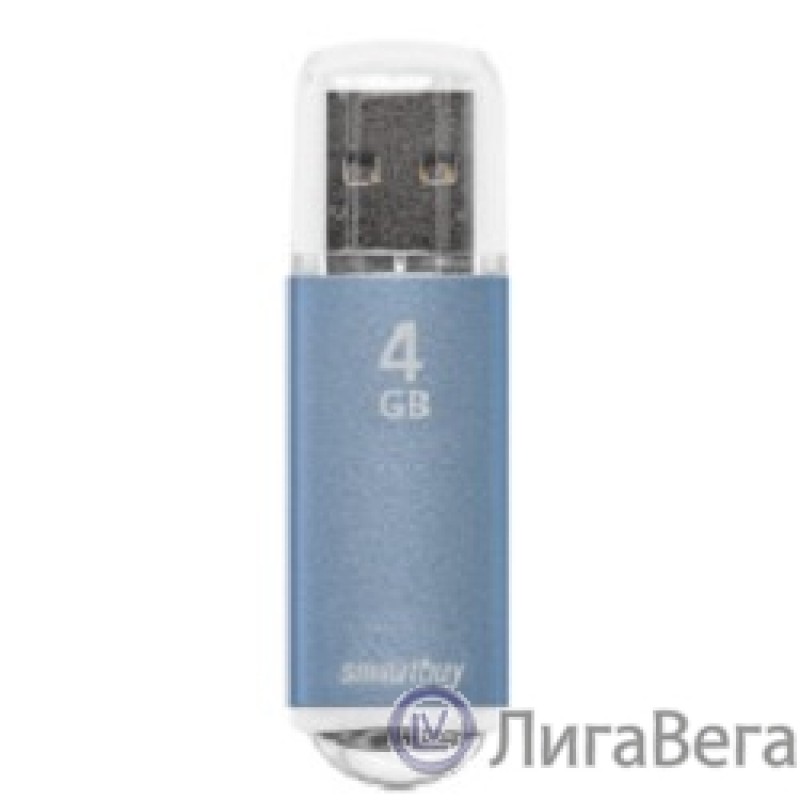 Smartbuy USB Drive 4GB V-Cut Blue (SB4GBVC-B)
