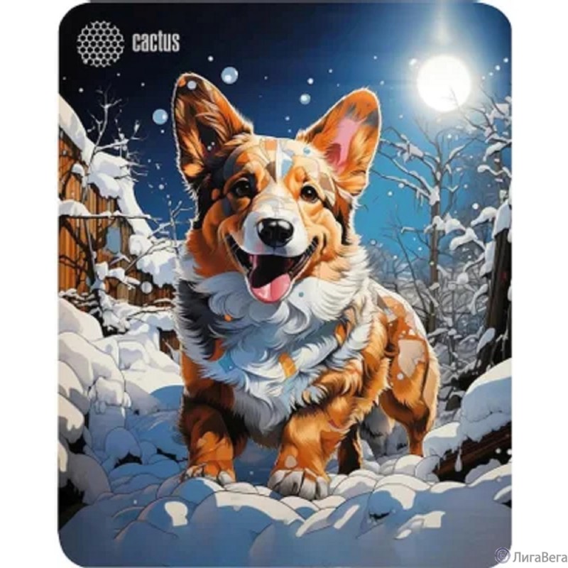 Коврик для мыши Cactus Corgi 300x250x3мм (CS-MP-D13M) Коврик для мыши Cactus Corgi 300x250x3мм (CS-MP-D13M)
