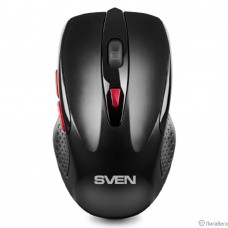 Мышь компьютерная SVEN RX-450W WLS черная, 5+1кл/1200-3200DPI (SV-021825)