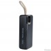 Perfeo Powerbank Atomic Age 30000 mAh/LED дисплей/PD + QC 3.0/Type-C/2 USB/Выход: 5A, max 22.5WBlack (PF_E1478)
