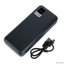Perfeo Powerbank WATERFALL 20000 mAh/LED дисплей/PD + QC 3.0/Type-C/2 USB/Выход: 5A, max 22.5WBlack (PF_E1471)