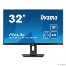 LCD IIYAMA 31.5″ XUB3293UHSN-B5 {IPS 3640x2160 75Hz 4ms 350cd 1000:1 10bit(8bit+FRC) HDMI DisplayPort 2xUSB3.0 USB-C(PD 65W) RJ45 2x3W HAS VESA}
